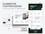 design a professional wordpress website with elementor