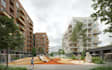 restyle 3d mixed use development,urban park design,urban housing concept render