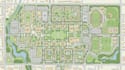 create a vector campus map, university site plan, directory guide