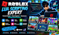 create roblox game with custom scripting, systems, mechanics and game developer