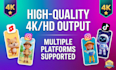 create 3d ai animated character video for reels and tiktok