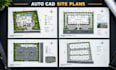 create professional 2d site plan, plot plan and property plan in autocad