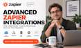 build zapier webhook API integrations and advanced automation