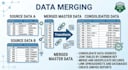 clean, format, merge, split excel data