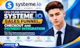 fix and optimize your systeme io sales funnel checkout and payment integration