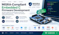 develop misra compliant embedded c firmware