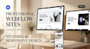 design landpage website design webflow portfolio website