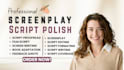edit, proofread and rewrite movie script, screenplay, comedy script