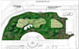do futuristic golf course layout,backyard putting green,routing,mini golf render
