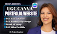 build converting ugc canva portfolio website