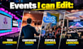 edit a cinematic event recap and highlight video