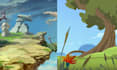 create game background, pixel art and 2d environment art