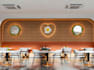 upscale3d luxury eat poetry,cgi dining layout,modern coffee shop interior,revit
