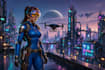 make sci fi illustration and sci fi sci fi illustration art
