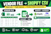 convert vendor file into shopify csv matrixify format shopify import bulk upload