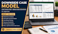 prepare downside case model, cost shock test, break even scenarios for agencies