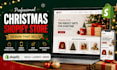 build, design christmas shopify store, shopify dropshipping store for christmas