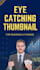 design eye catching youtube thumbnail for sports and football