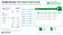 extract data from invoices receipts and pdfs into excel