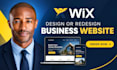 design a mobile friendly luxury wix website SEO optimization