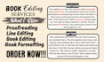 proofread, developmental edit, format your fiction and nonfiction manuscript