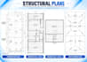 provide structural plans foundation framing roof plans