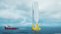 create 3d offshore engineering and wind turbine 3d animation