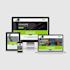 create a responsive website with HTML and CSS