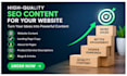 write SEO website content and landing page