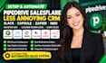 setup pipedrive salesflare less annoying crm slack capsule zapier n8n automation