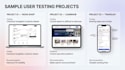 test you website or app and provide a UX feedback