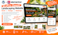 design a wordpress elementor landscaping website with quote form