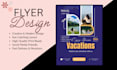 design a modern and professional flyer