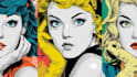 draw a retro pop art roy lichtenstein style