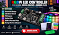 do rgbw led controller pcb design, driver circuit and gerber manufacturing files
