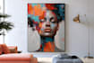 create a custom abstract portrait illustration