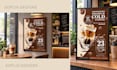 design restaurant food poster and menu