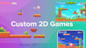 develop 2d unity game with levels UI