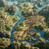 design a vector map, fantasy map