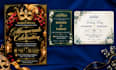 make luxurious invitation cards designs