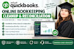 quickbooks online bookkeeping, cleanup and setup