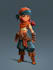 make 2d game character illustration