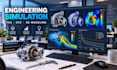 finite element analysis, cfd simulation and 3d modeling