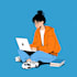 flat vector character illustration for anything