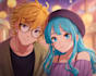 draw cute anime couple for you