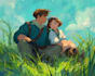 create anime couple illustration