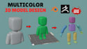 color split your 3d model and convert stl to 3mf for multicolor printing