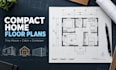 draft tiny house, cabin, container home 2d floor plans in autocad