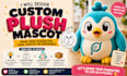 design custom plush mascot from your character or visual reference illustration
