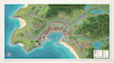 design visitor map, wayfinding map, tourism map and custom flat vector map